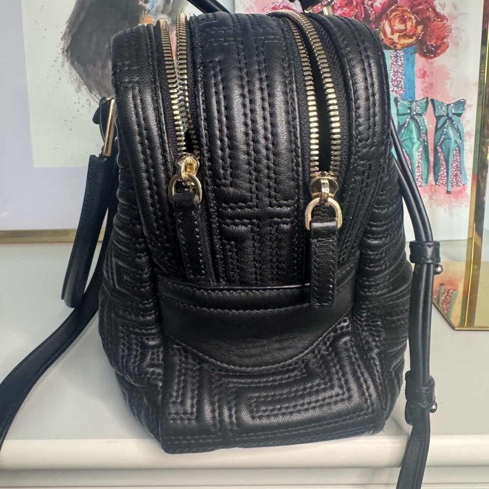 Versace Black Satchel with Gold Accents - Picture 5 of 16